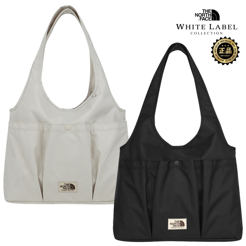 NN2PS12 WHITE LABEL TRIG BAG 26SS 韓国限定ライン レディース 大容量 ショルダー A4収納 ノートPC収納 通勤 通学 デイリー サブ使い 買い物 春夏 韓国っぽ