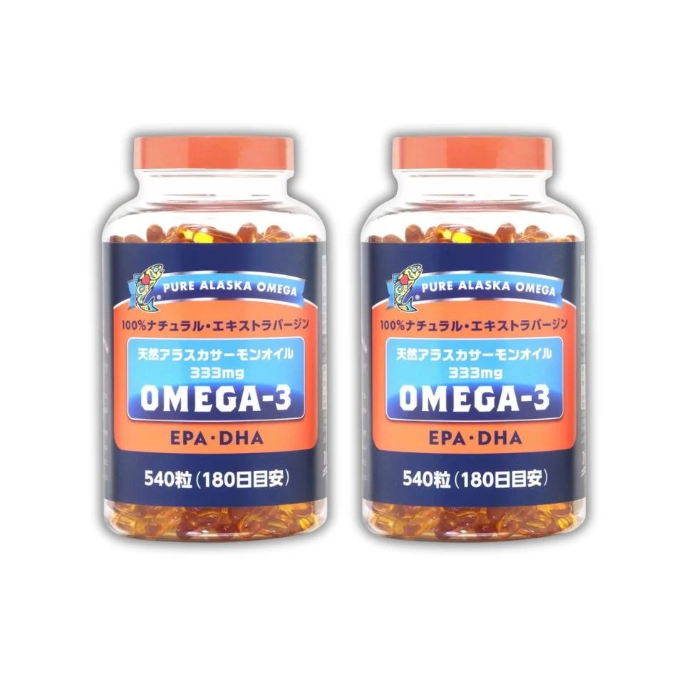 メガ割 オメガ3脂肪酸 コストコ DHA EPA サプリ オメガ3 天然 アラスカ サーモンオイル ピュアアラスカオメガ 2本 1080粒 360日分 dha epa サプリメント