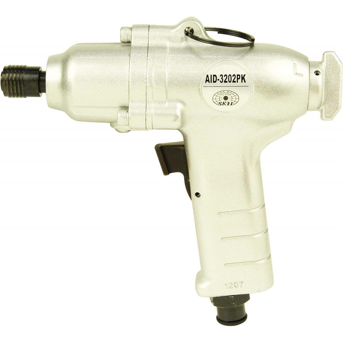 SK11 エアーインパクトドライバー ピストル型 AID-3202PK 衝撃式 ツインハンマー インパクト ドライバー