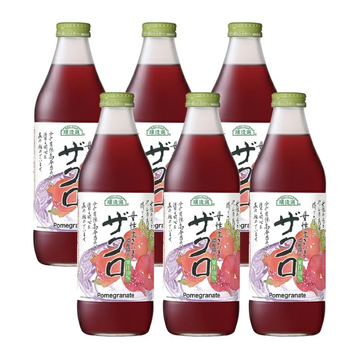 ザクロジュース 順造選 ザクロ 1000ml 6本 マルカイ ざくろ