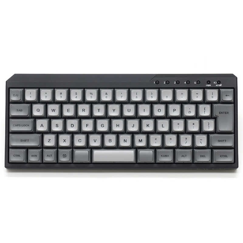 キーボード Majestouch MINILA-R Convertible MX SILENT 静音 ［Bluetooth・USB /有線・ワイヤレス］ マットブラック　FFBTR66MPS/NMB