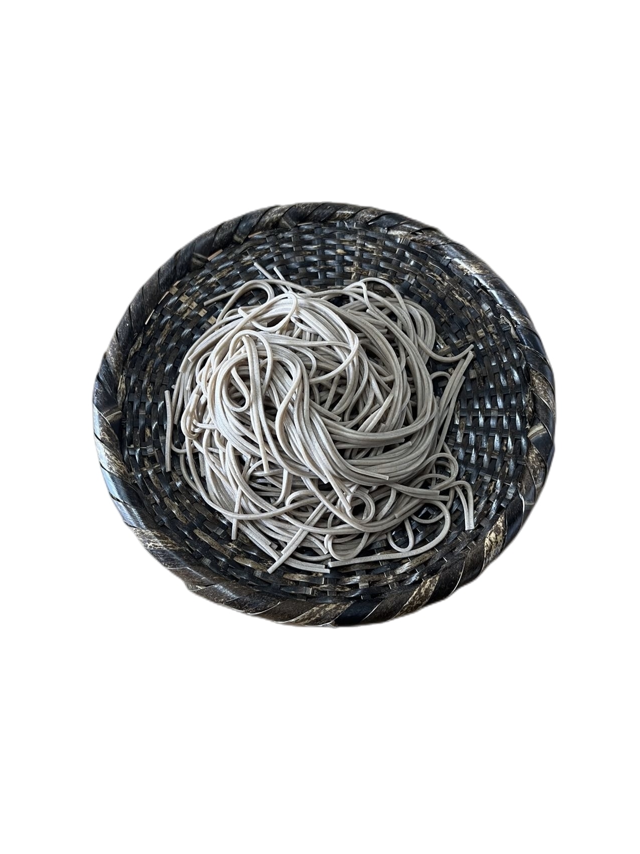 Qoo10] 蕎麦ざる 竹ざる 黒竹 直径約21cm