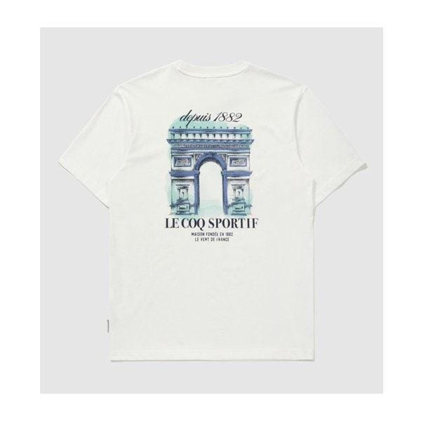PARIS グラフィック半袖Tシャツ OWT / QQ223LRS44 / 男女共用Tシャツ