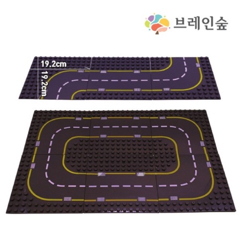 ブレインフォレスト教育用デュオロードプレイプレート10P幼稚園児童家学院教授教区団体創造力