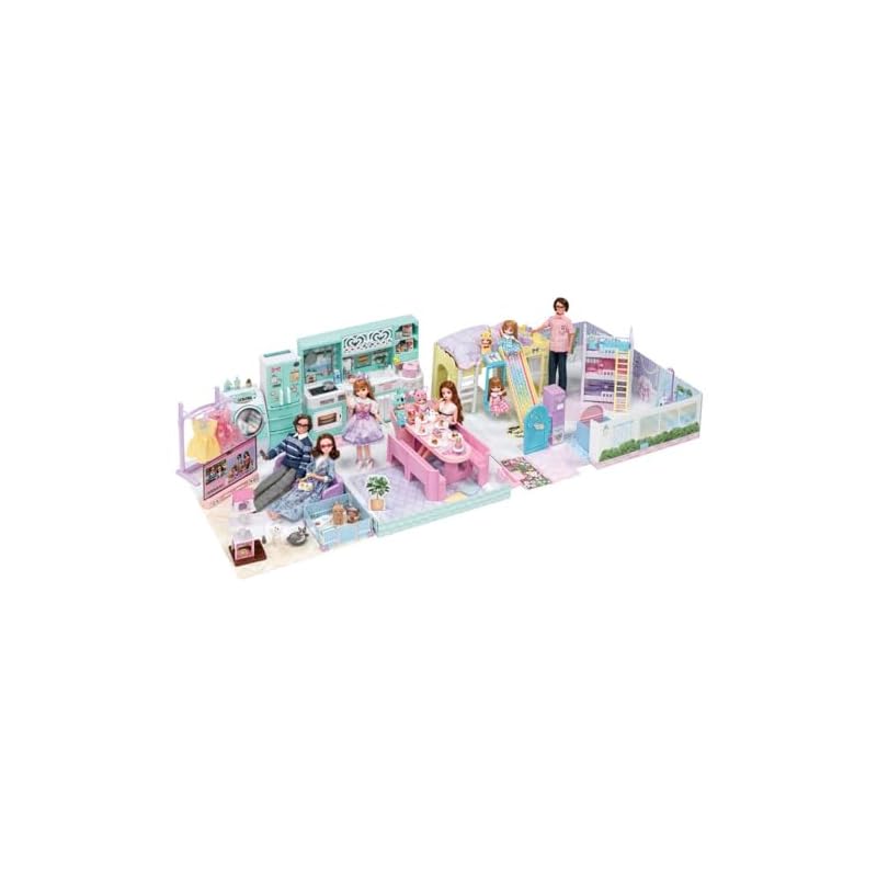 タカラトミー(TAKARA TOMY) リカちゃん ブランコとすべりだいのある ラメゾン 着せ替え おままごと おもちゃ 3歳以上