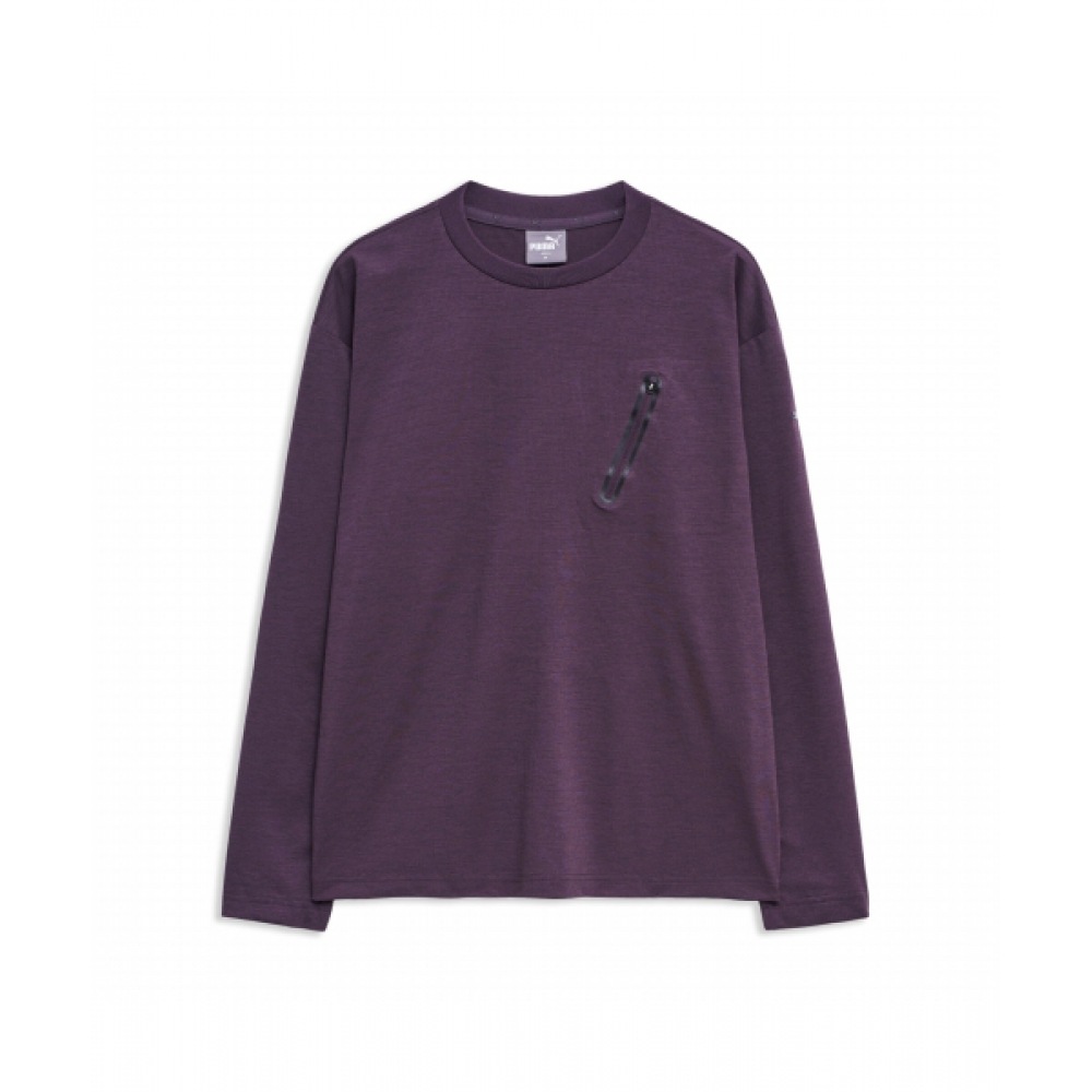 PUMA メンズ シールド ロングスリーブ Tシャツ M SD PES KN LS TEE (94095501)