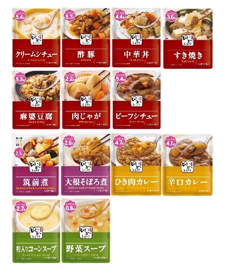 【まとめ買い】 キッセイ 減塩 ゆめレトルト シリーズ 低たんぱく質 低リン 低カリウム 減塩食品 栄養調整 13種 アソートセット