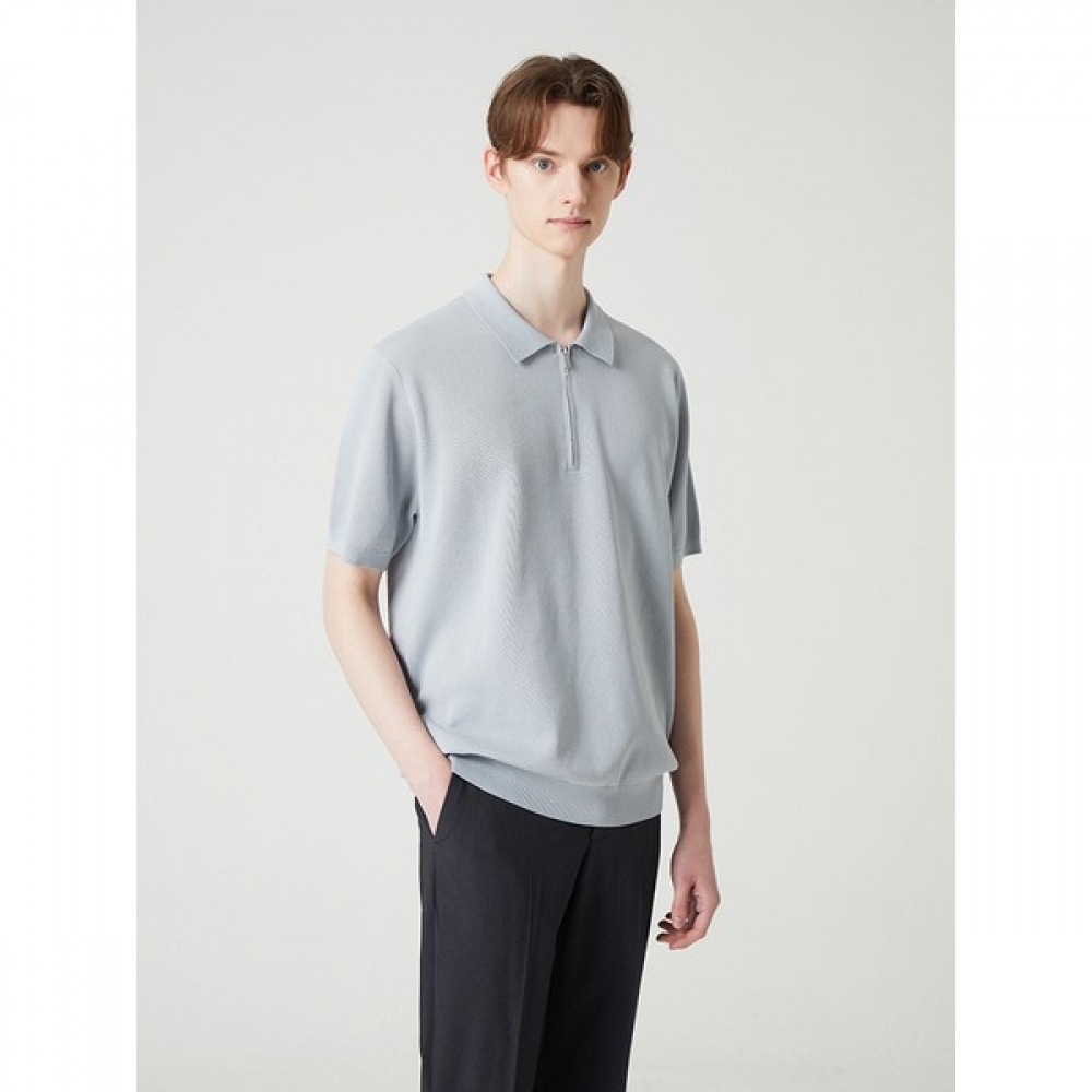 (エディション) メンズハーフジップアップティエリー_NNE2ET1993LGR