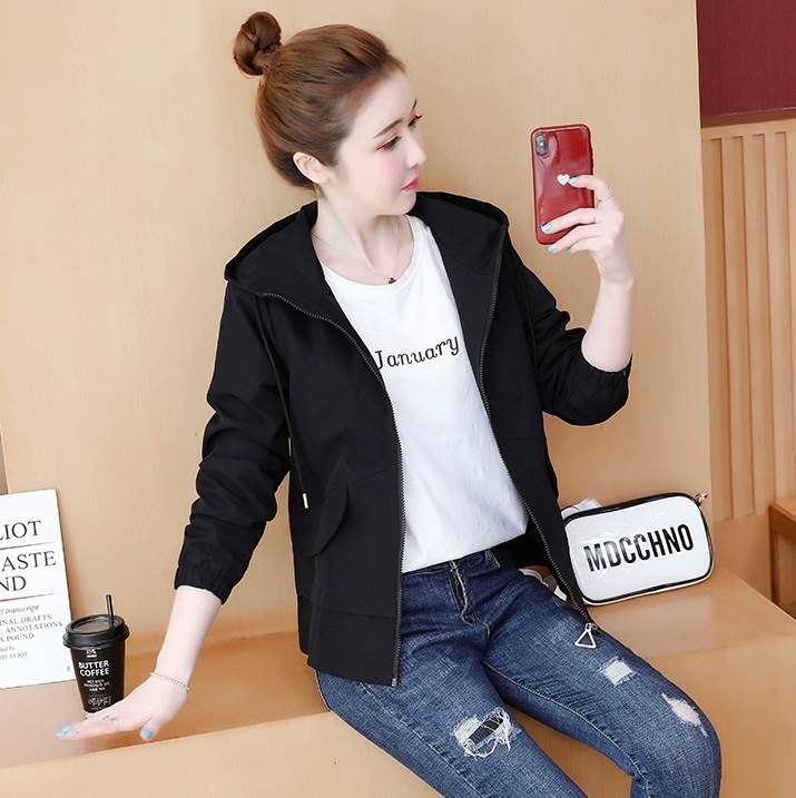 アウター ブルゾン ジャケット シャンパー 袖あり 長袖 フード付き かわいい 大人可愛い きれいめ 5,075円