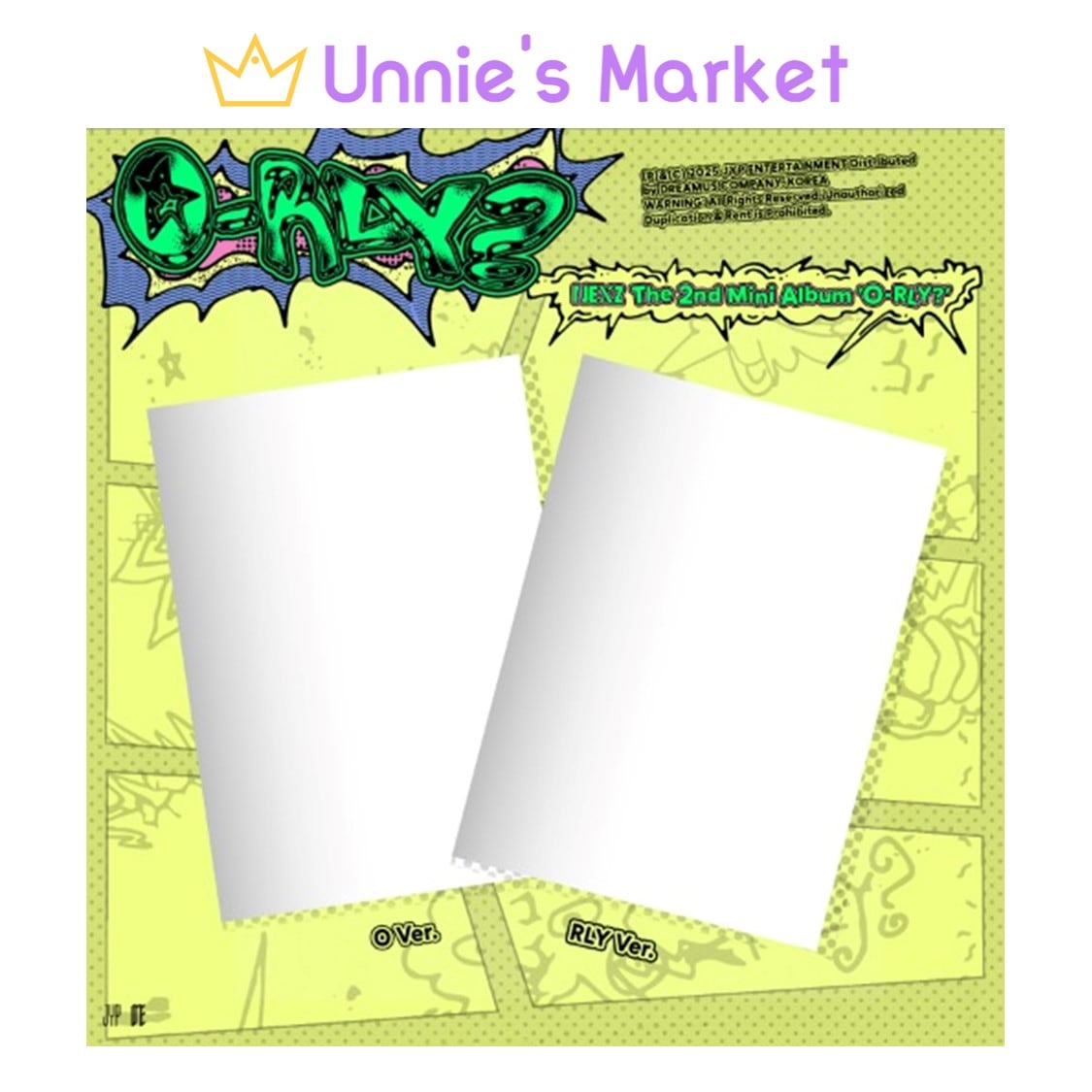 [SET] NEXZ - O-RLY Standard ver. Album (O Ver. / RLY Ver.)