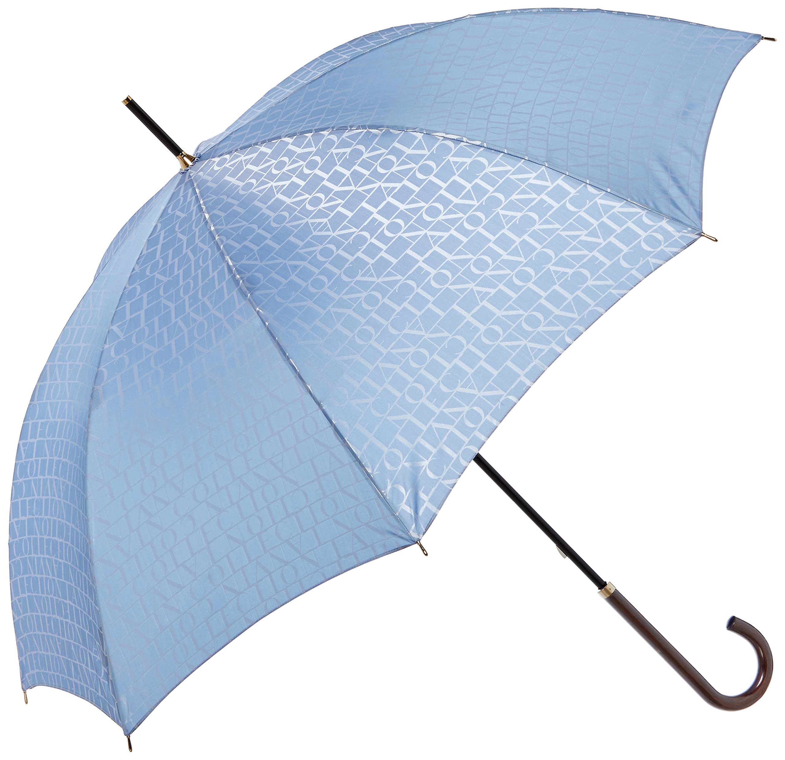 MOONBAT(ムーンバット)LANVIN COLLECTION (ランバンコレクション)ロゴジャガード 雨傘 長傘 サックスブルー 親骨の長さ:約60 6,330円