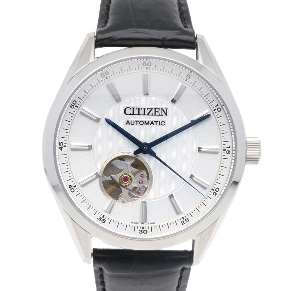 シチズン メカニカル 腕時計 ステンレススチール 8229-A17WW02 自動巻き 1年保証 CITIZEN 中古 美品