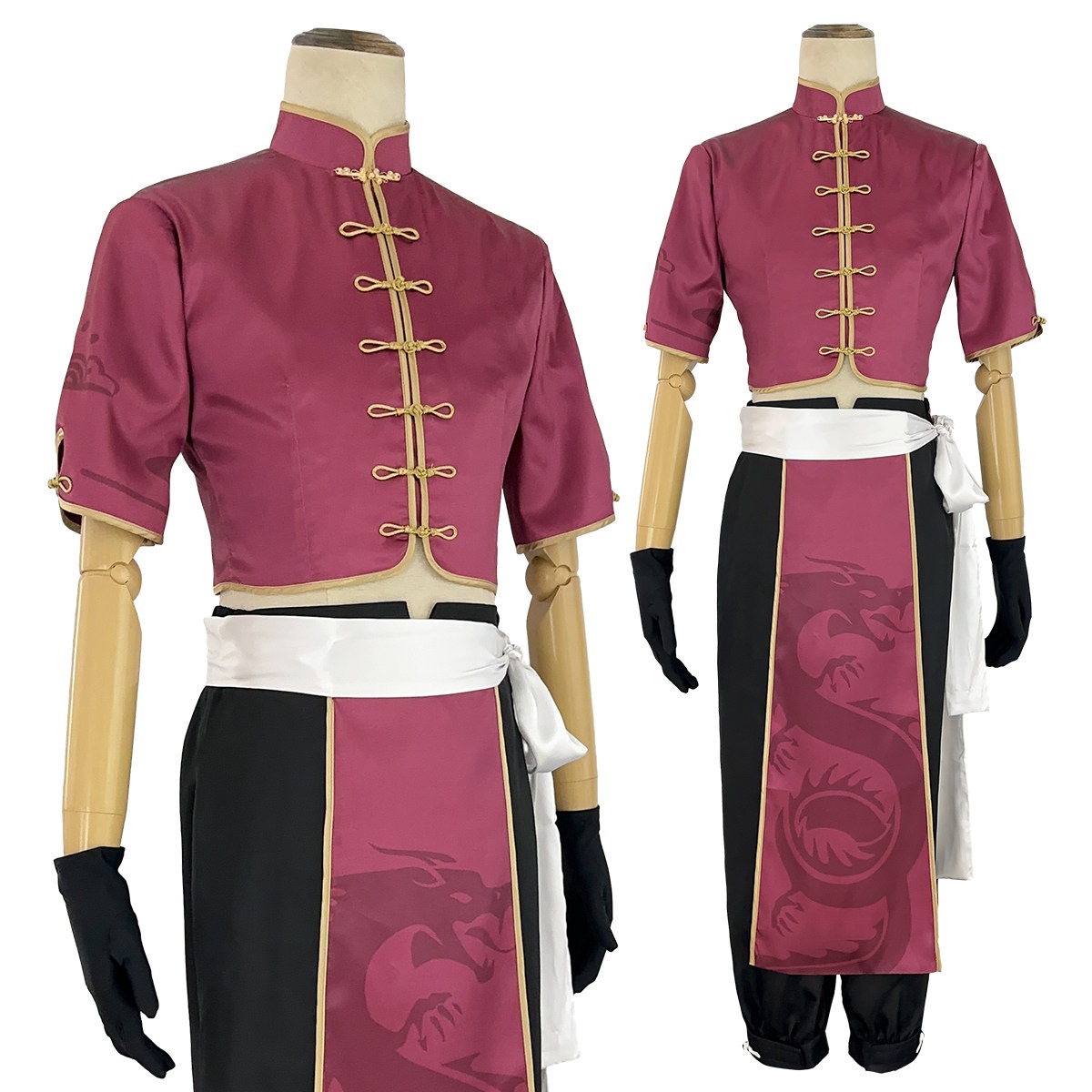 [2026 新作]HOLOUNCOSER ブルーロック カイザー×ネス コスプレ チャイナ服 中華風 チャイナカンフー カップリング フルセット C服 仮装 ハロウィン アニメ