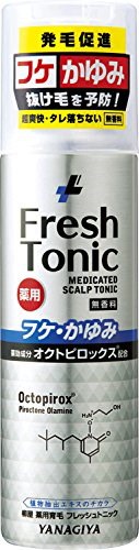 他サイト： 柳屋 薬用育毛 フレッシュトニック フケ・かゆみ 無香料 190g 発毛促進 育毛トニック 抜け毛を防ぐ FreshTonic YANAGIYAの商品画像