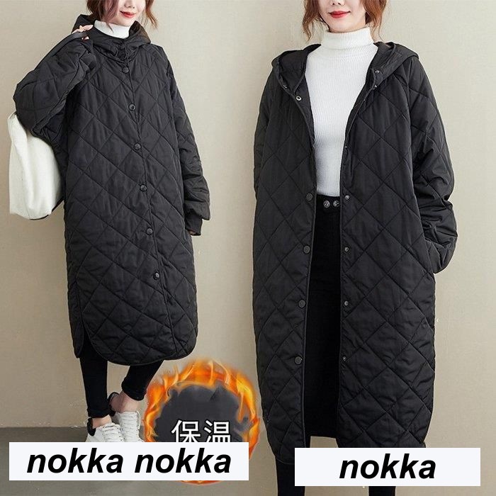 ダウン綿コート レディース キルティングジャケット キルティング コート ロング丈 秋冬 中綿