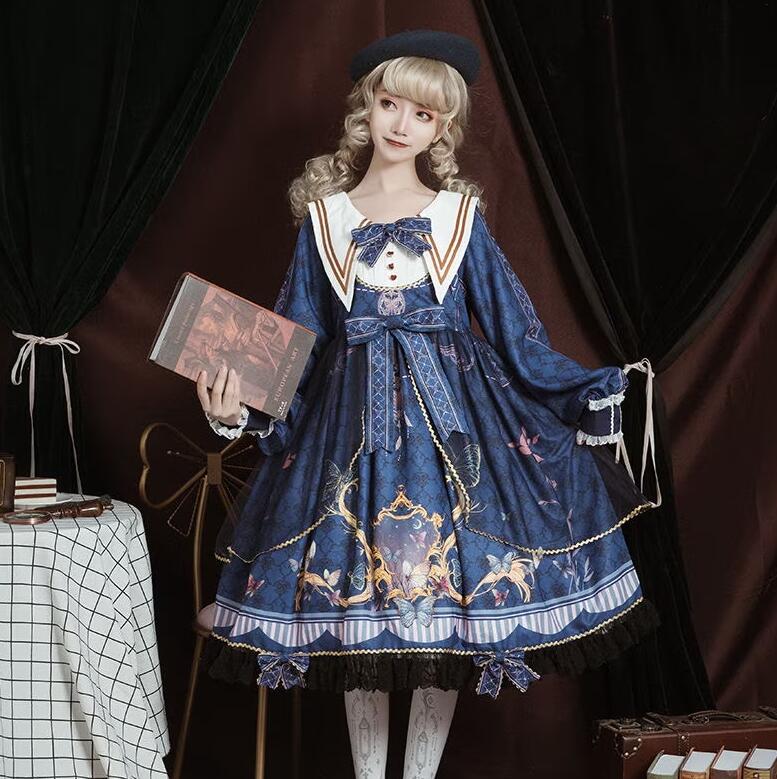 可愛クリスマス ハロウィンコスプレロリワンピースゴシック貴族風公主 かわい日常 Lolita