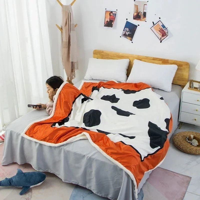 クレヨンしんちゃんクレヨンしんちゃん ブランケット寮 両面ぬいぐるみ 増粘クリスタルベルベット お昼寝ブランケット ショールレッグブランケット