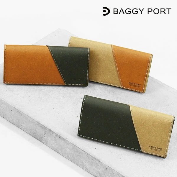 長財布 メンズ リサイクルレザー かぶせ 財布 レディース ZKM-601 ブランド [正規取扱店]