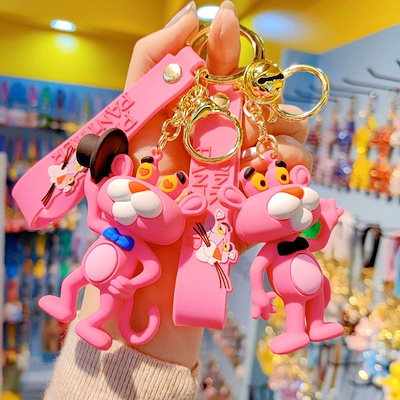 【2025福袋】 Qoo10] ピンクパンサー車のキーホルダーペンダント アイドル