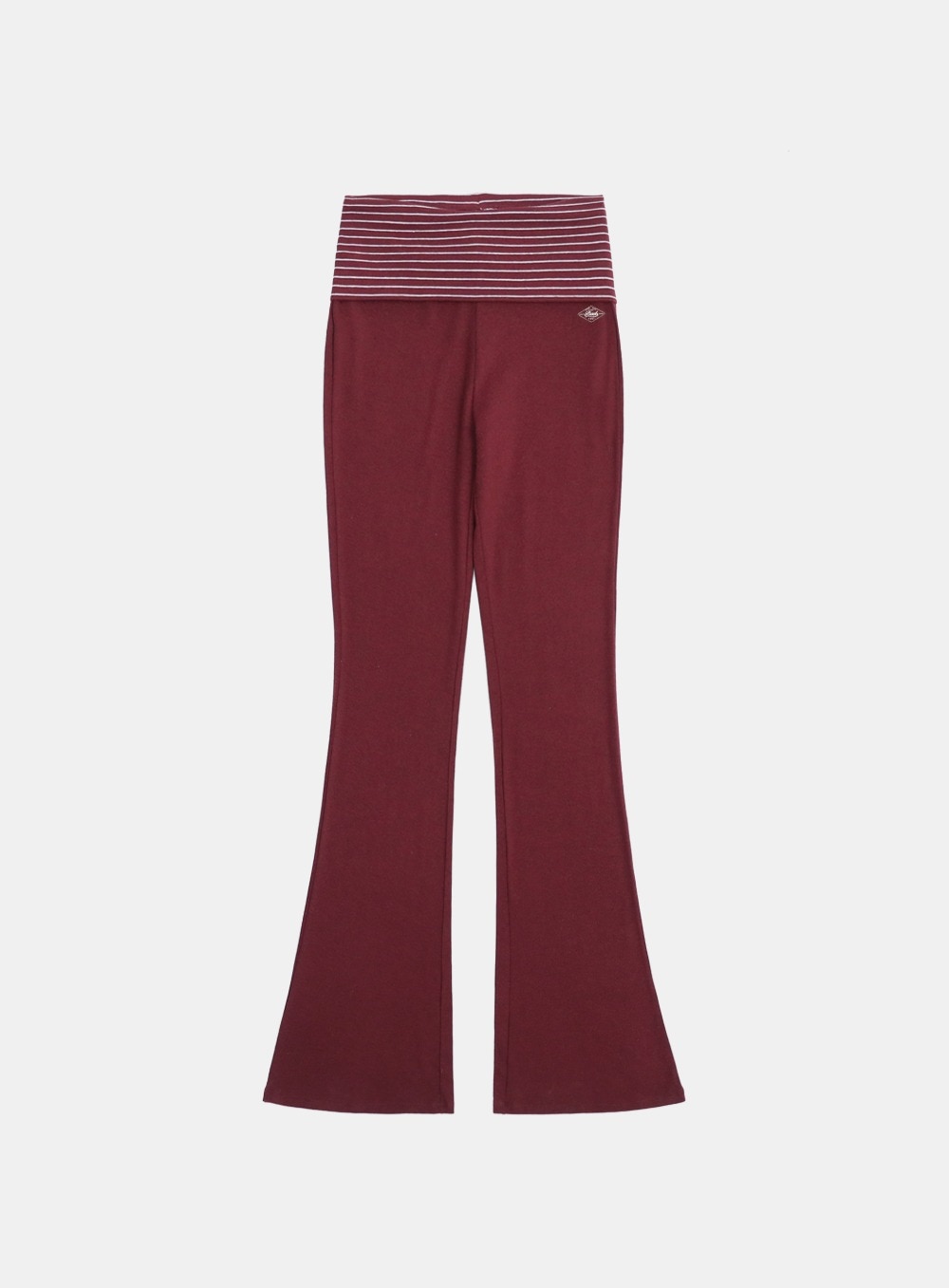 【BADBLOOD】 BEYOND SOFT FOLD OVER BOOTCUT PANTS : STRIPE WINE 10,010円