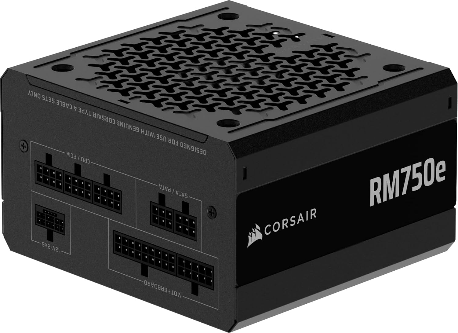 CORSAIR RM750e 2025モデル PC電源ユニット 750W PCIE 5.1 対応 ATX 3.1 認証済 フルモジュラー 12V-2x6 ケーブル付属 CP-9020295-JP
