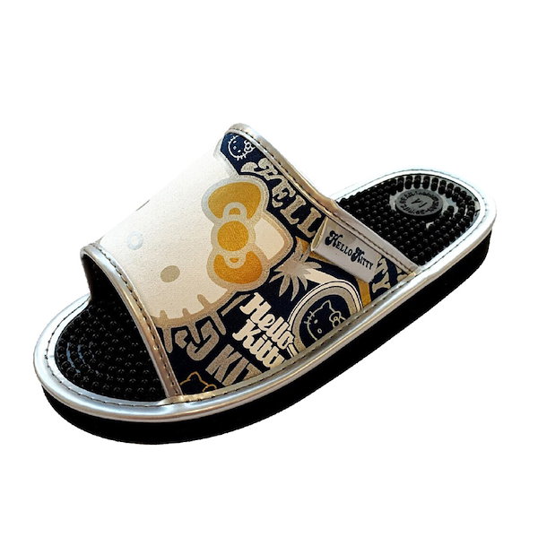 メンズ ハローキティ キティちゃん 健康サンダル スリッパ サンダル ネイビー | サンリオ ハローキティ 健康サンダルキルト(M) スリッパ 日本