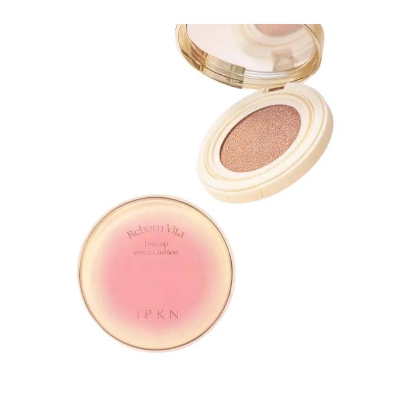 リボンビタ トーンアップクッション(本品+リフィル+ブラッシャー+パフ2枚贈呈) 2color #SPF50+PA++++ #ホワイトニング#肌トーンカバー