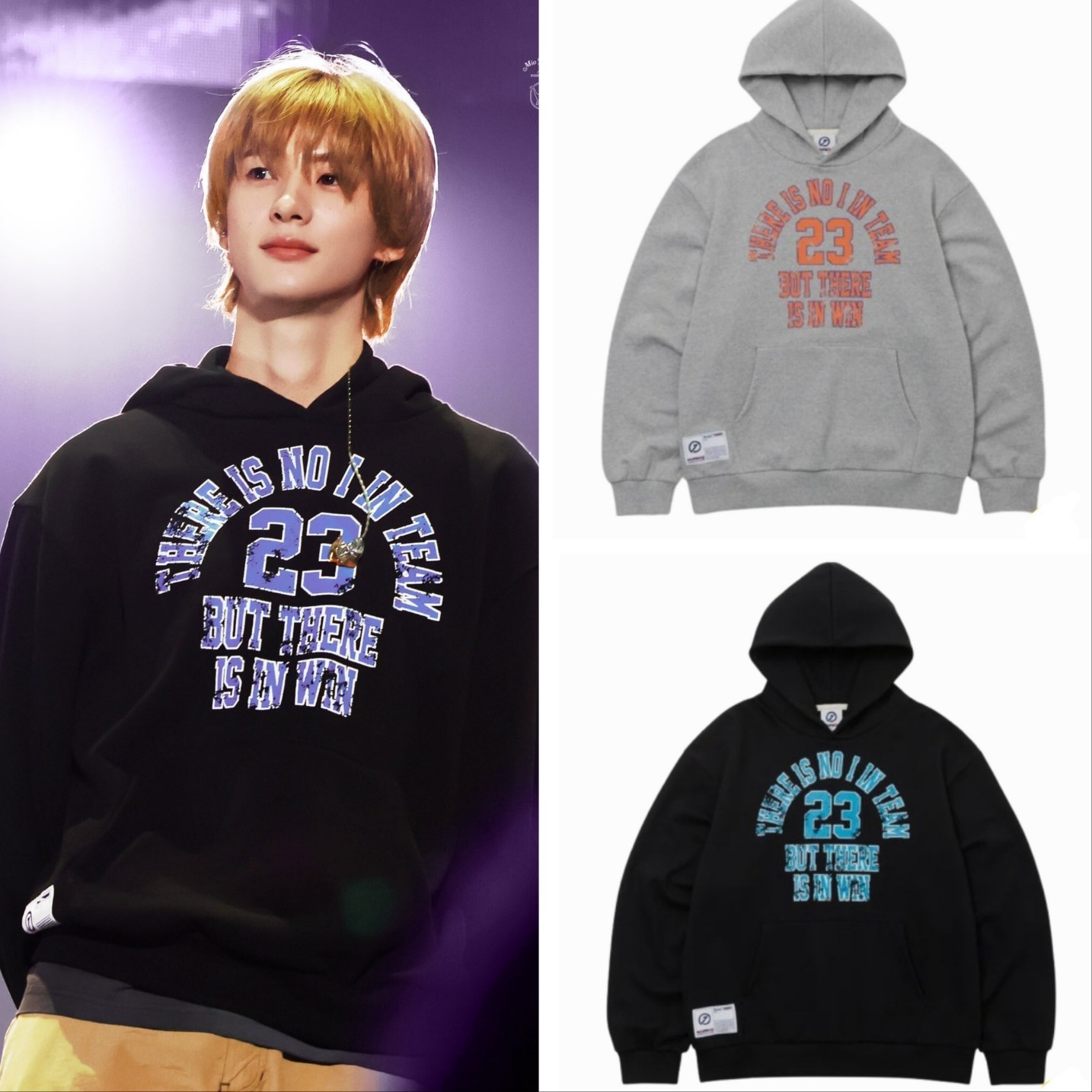 [NOPNOG] RIIZE アントン anton 着用 23 LETTERING HOODIE 2色