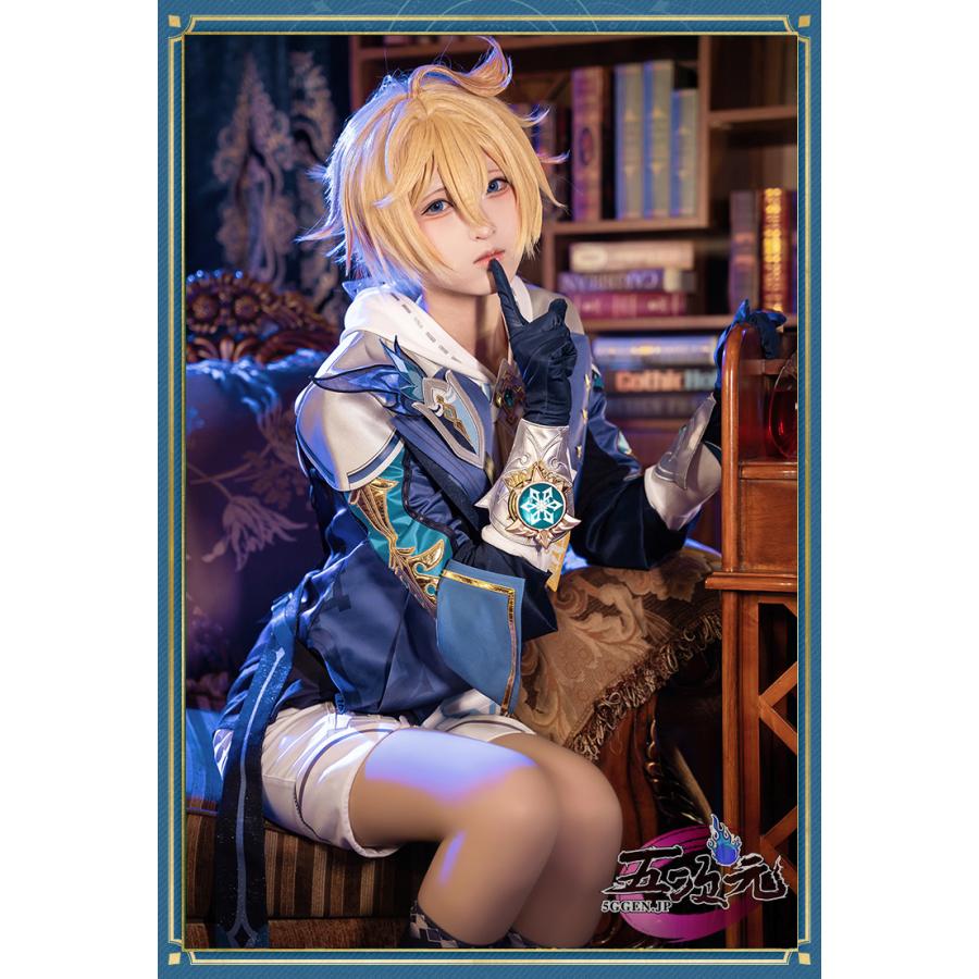 五次元　基萌　原神　コスプレ　ミカ　衣装　ウィッグ　靴　追加可