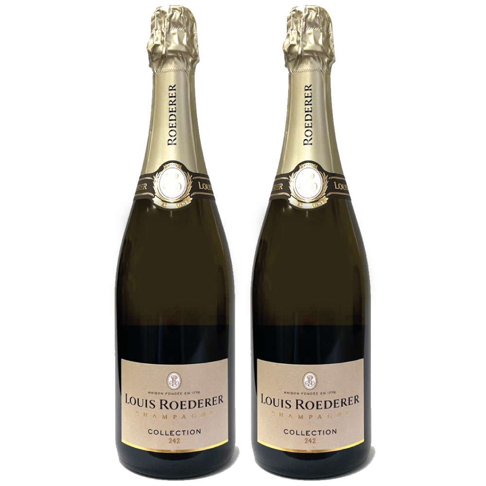 ルイ・ロデレール コレクション 242 ブリュット 2本セット 750ml / フランス シャンパン 12度