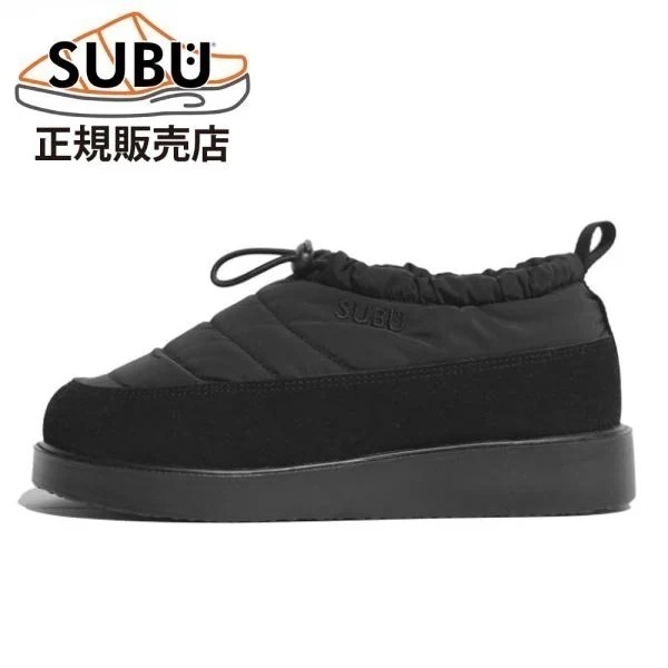 【正規販売店】 SUBU スブ メンズ カマン モック シューズ KAMAN Moc Shoes ブラック 黒 厚底 起毛 ボア 暖かい 防寒 秋冬 シューズ 靴 SK112 SK113