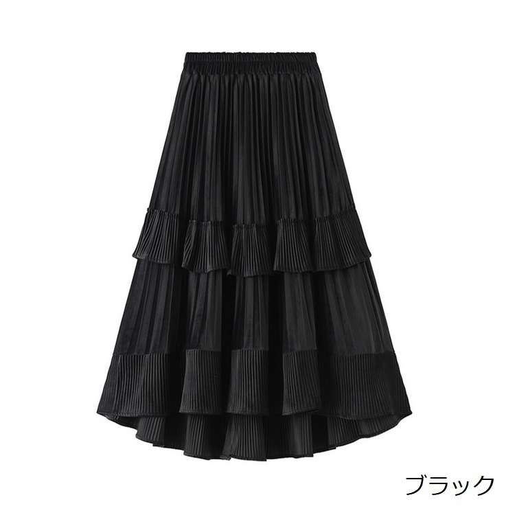 スカート ロングスカート フレアスカート 膝下 7分丈 ミディアム丈 フレア ワイド Aライン プリーツ かわいい 大人可愛い きれいめ シンプル 大人 上品 おしゃれ お洒落 大人可愛い 大人女子