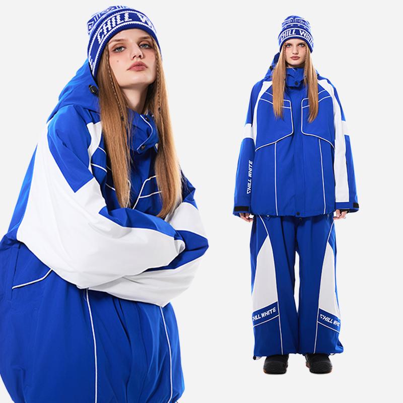 スノーボードウェア 2024 2025 上下セット レディース メンズ 防水20000mm スキーウェア スノボウェア ジャケット アウター パーカー ロングパンツ 男女兼用 防水 防寒