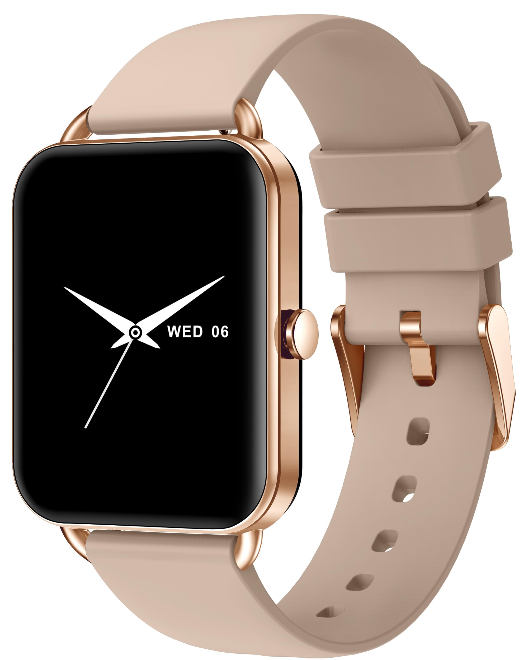 【テストする女性誌「LDK」ベストバイ受賞】 MONOMAM Primo スマートウォッチ レディース 小さめ iPhone対応 アンドロイド対応 AMOLED 常時表示 ベルト幅18mm メンズ 活