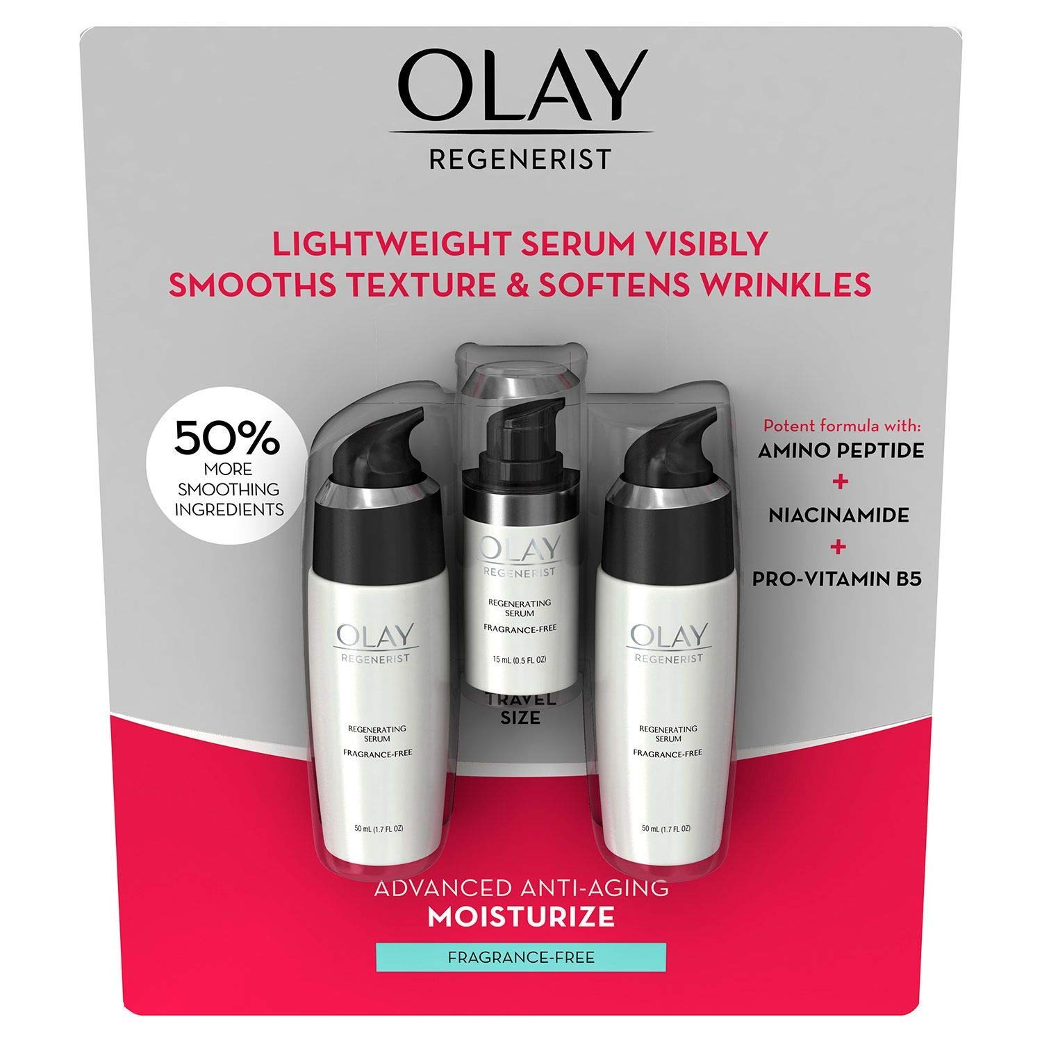 [アメリカ無料直送] [プレミアム商品][満足度上位]Olay セラム無香(計110.6g)