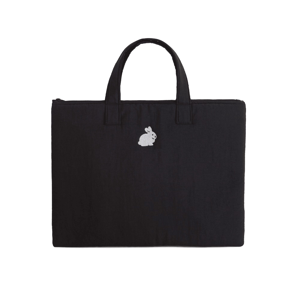 ノートパソコン ポーチ 取っ手 バッグ MacBook キャラクター スモール ハッピーブラック ラビット 5,166円