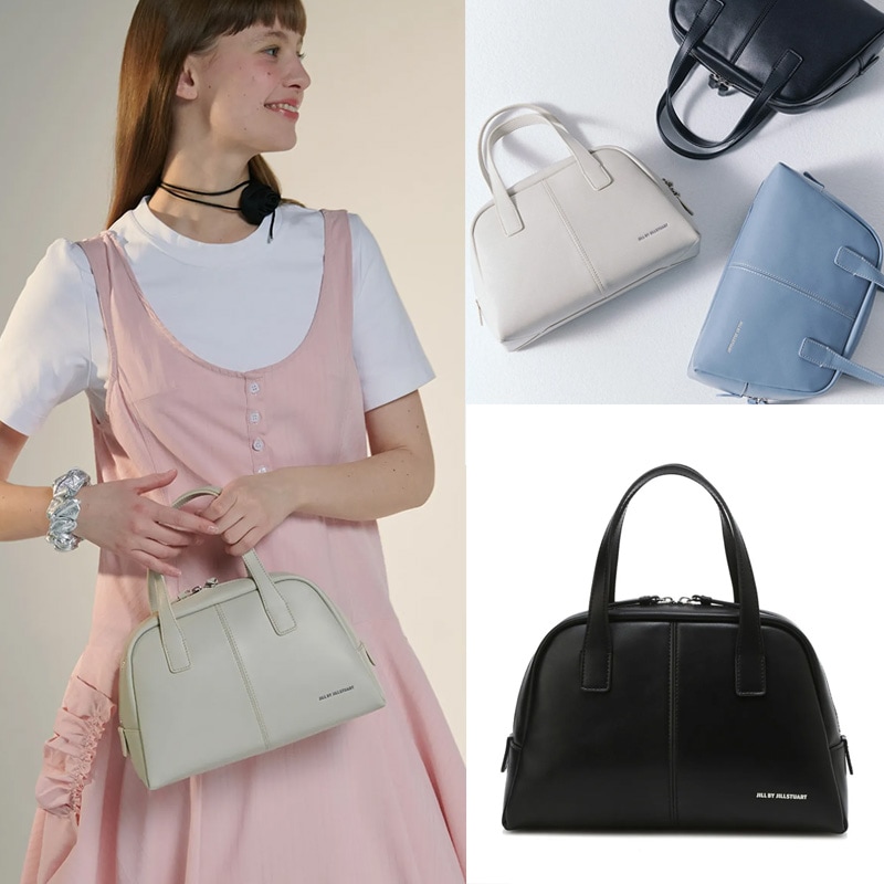 【モカ MOCCA 】ボウリングバッグ / 3色 / アイボリー / ブラック / ブルー