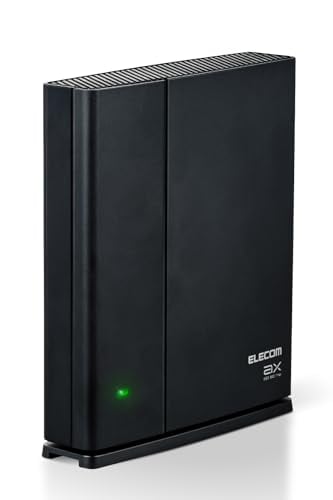 エレコム WiFi 無線LANルーター Wi-Fi6 1201 + 574 Mbps EasyMesh対応 WMC-X1800GST2-B 28235