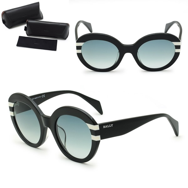 サングラス BY0004-D/S 05W 54 サングラス アジアンフィット UVカット レディース ブラック グリーングレーグラデーション