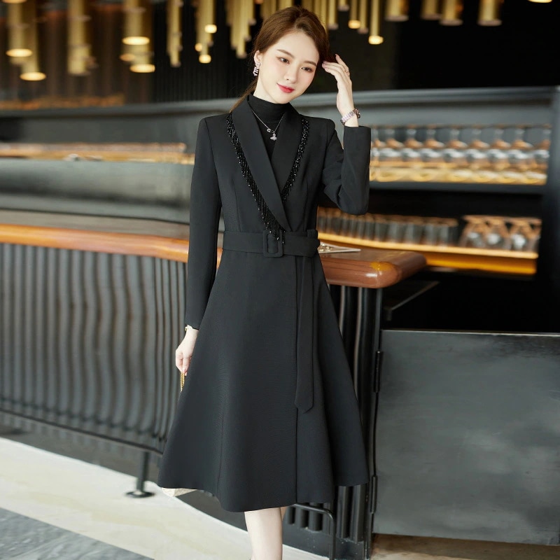 「TANGFEI」【送.料.無.料】【高.品.質 人気商品！】【急速出荷】2025初春新品 レディース スーツワンピース 卒業式 ママ スーツ トップス アウター 通勤 入学式 メガ割 3