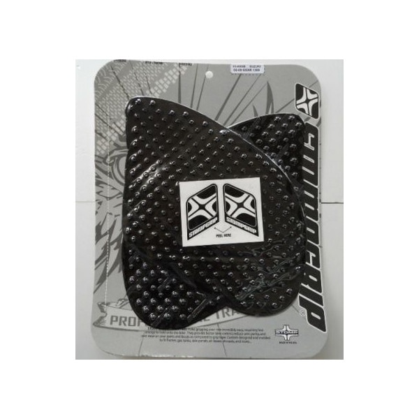 02-13 GSX-R1300 HAYABUSA用 STREETBIKE KIT STOMPGRIP トラクションパッドタンクキット ブラック 55-4009