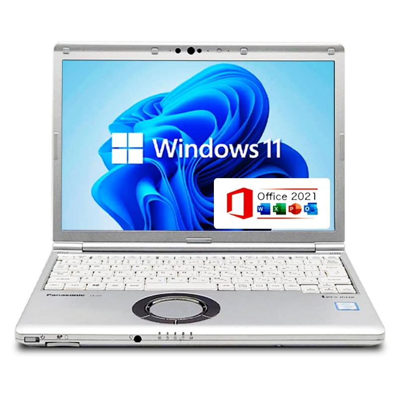 ノートパソコン 中古 12.1インチ SSD256GB メモリ8GB Corei5 8世代 Microsof toffice 2021 搭載 Win11 Lets note CF-SV7