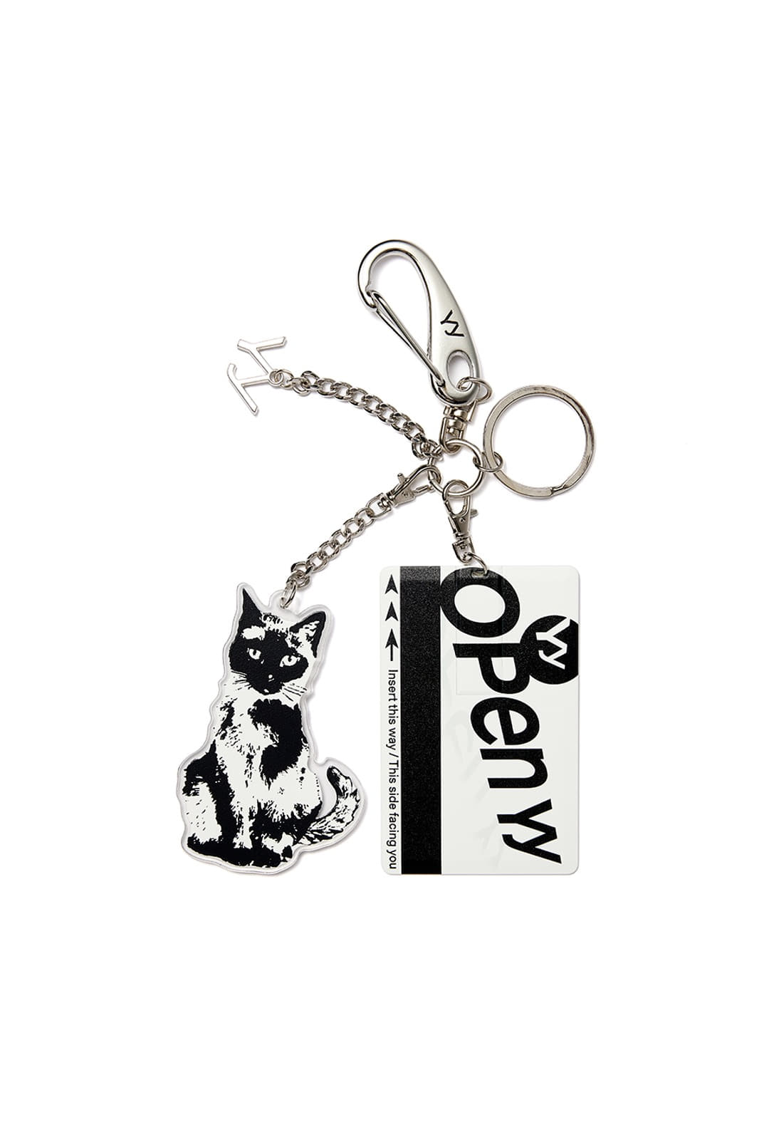 【OPEN Yy】 CAT USB CARD KEYCHAIN : WHITE