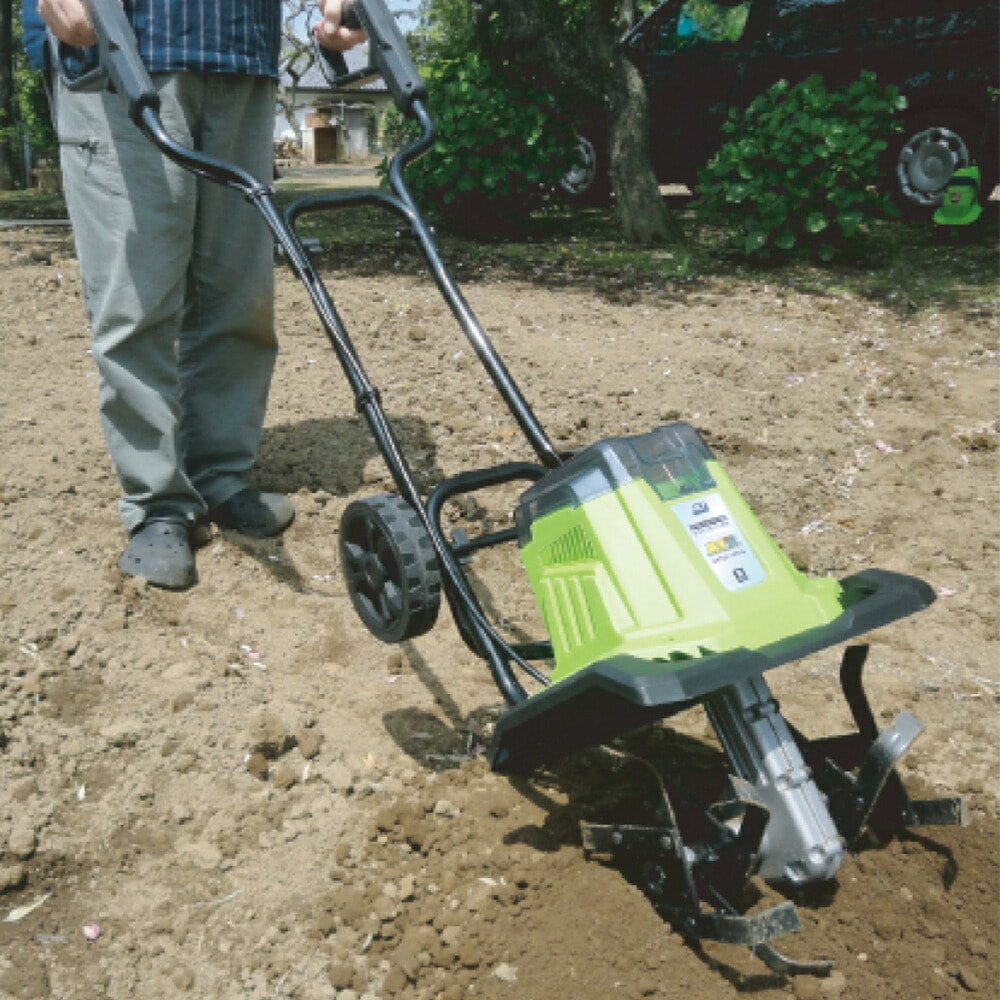 耕運機 家庭用 充電式 コードレス 耕す造 耕うん機 菜園 土づくり 畑 軽量 コンパクト 簡単組立 バッテリー式 小型 ミニ耕うん機 家庭菜園 園芸用品 庭仕事 農作業 電動耕運機 農業 畑仕事