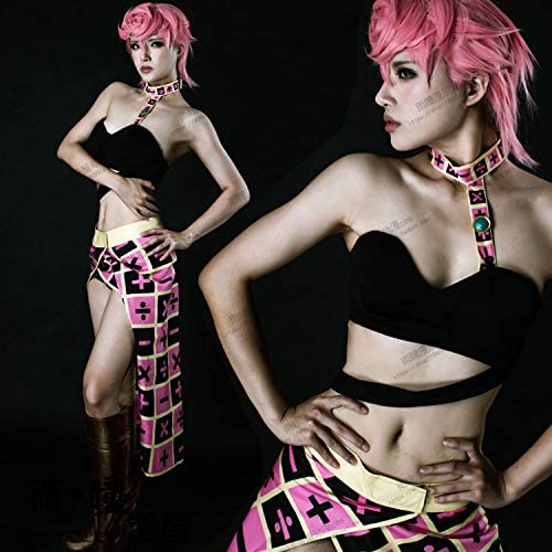 ジョジョの奇妙な冒険 トリッシュウナ 風 コスプレ衣装ハロウィン コスチューム