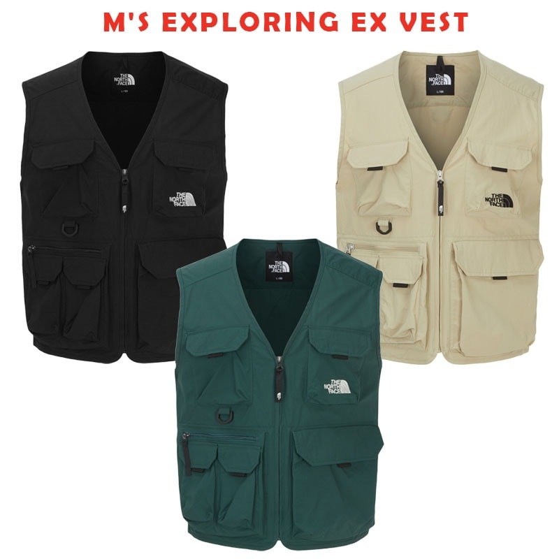 韓国正規品保証 関税負担なしNV5VR10A MS EXPLORING EX VEST デイリー 基本 着装 男子 女子 人気 韓国 ファッション 男女共用 アウトドア