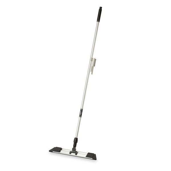 ライトモップII 掃除用品 本体のみ 幅45cm 全長:150.6cm プッシュタイプ ブラシ付き 頭・柄:アルミ 清掃用品 生活雑貨