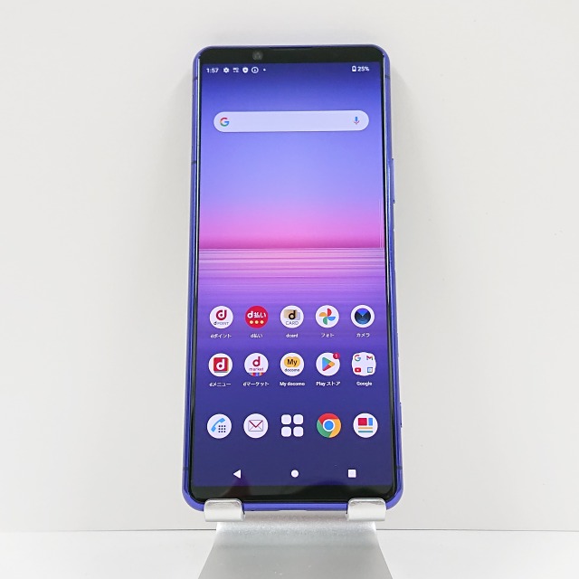 Xperia 5 II SO-52A docomo パープル 送料無料 本体 c07140 【中古】