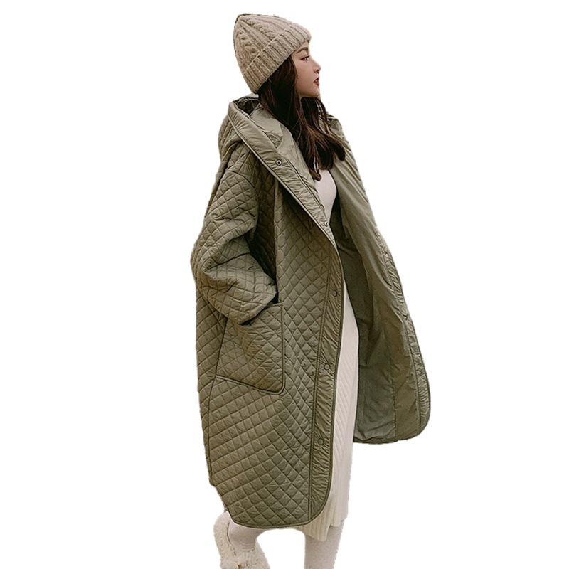 キルティングコート　ジャケット　ロングコート　レディース　ダウン　冬服　オーバーサイズ　韓国
