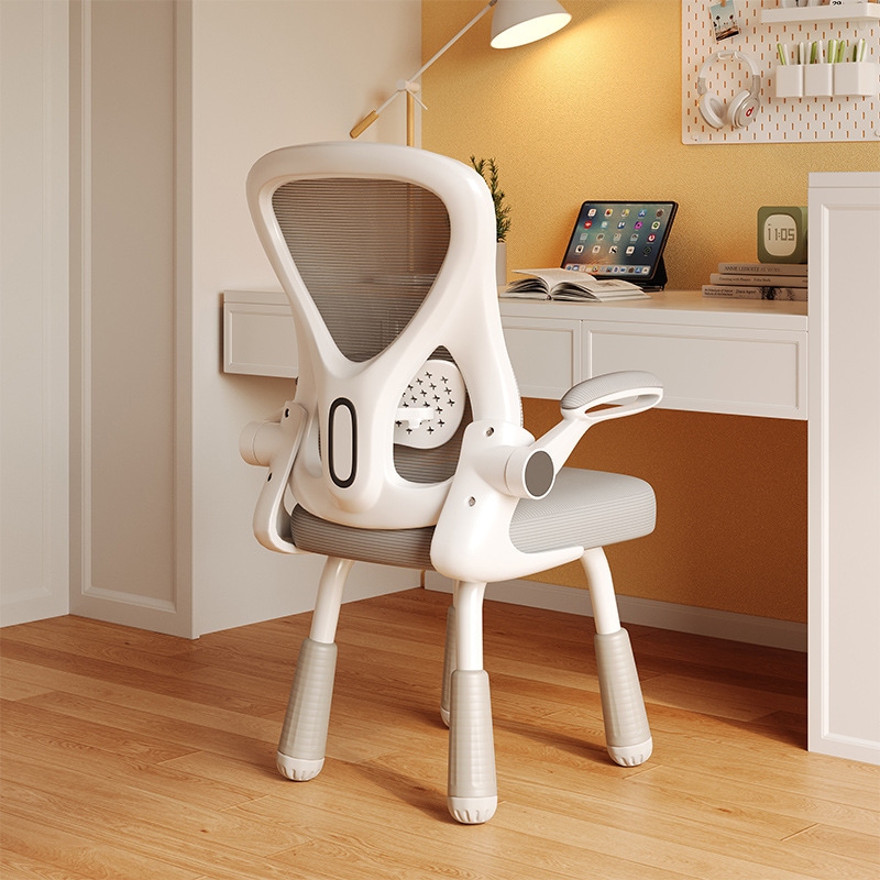 11 家庭寮の机と椅子の持ち上げ可能な座席で書いている中学生向けの学習椅子の学生のための人間工学に基づいた椅子